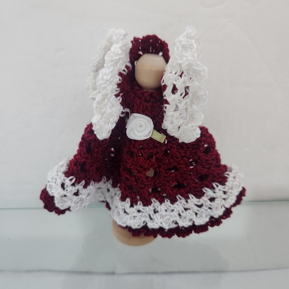 Handmade Crocheted Angel - Picture 2 of 4